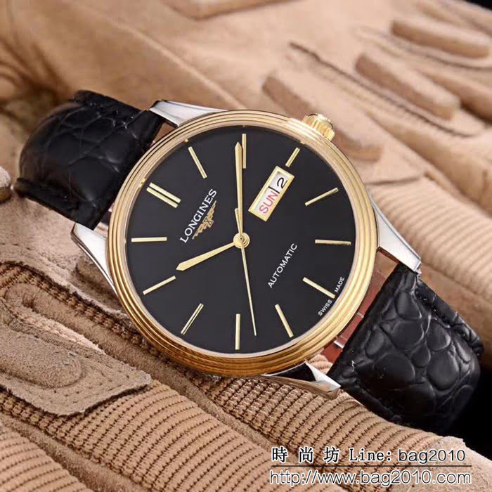LONGINES浪琴 經典大三針 全自動機械 精品男士腕表 WSS1098